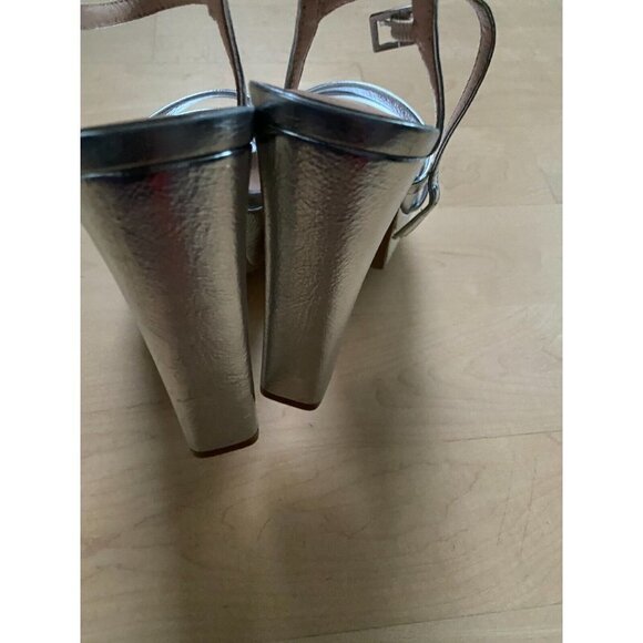 Chinese Laundry NEW "Amella" anke Strap silver paltform sandal heel - Picture 4 of 10